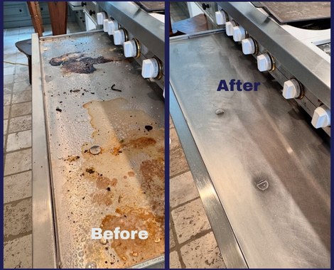 Before and after - Deep Cleaning