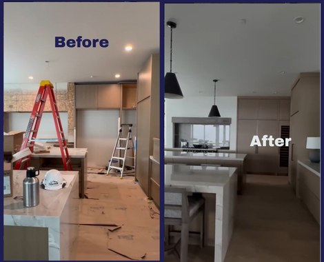 Before and after - Kitchen