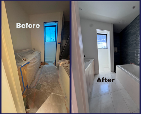 Before and after - Bathroom